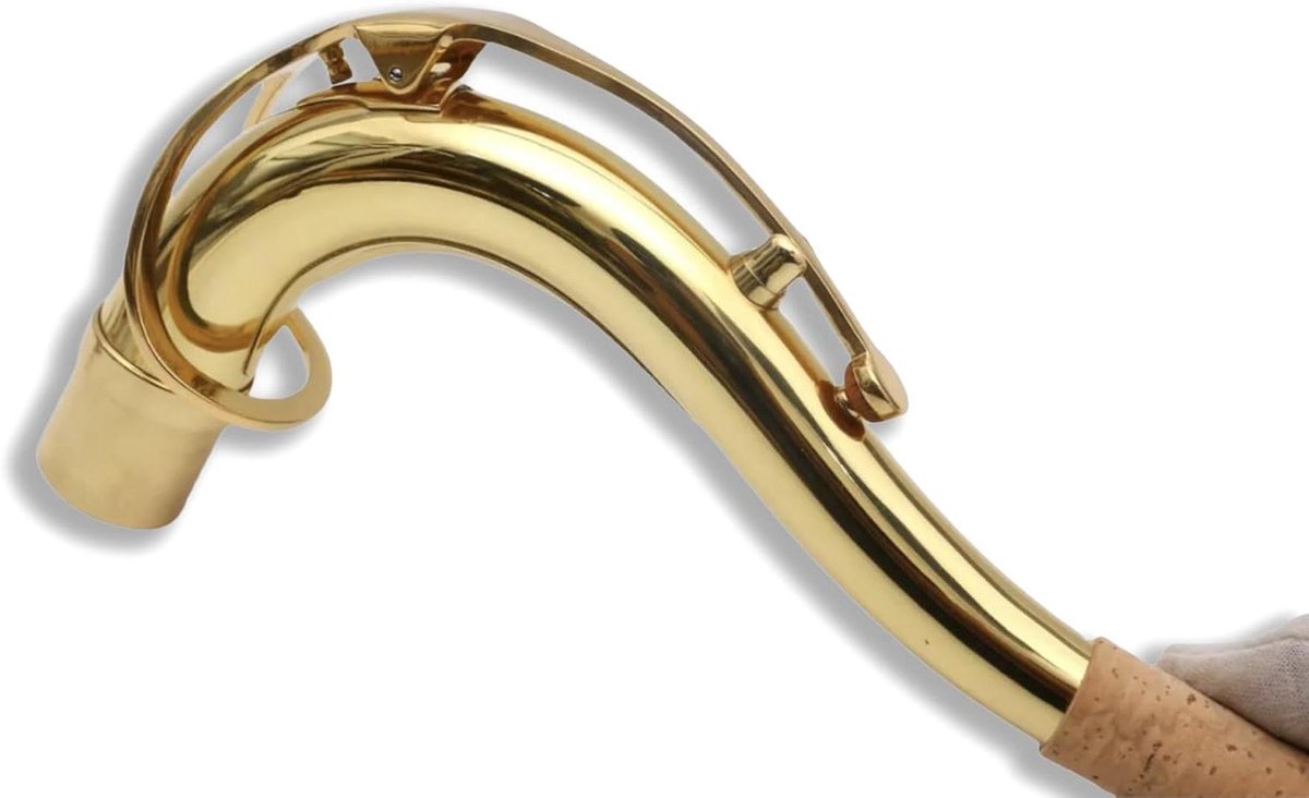 Saxofoon Hals - Tenor Onderdeel - Muziek Maken - Messing Materiaal - 28mm Diameter - Goud