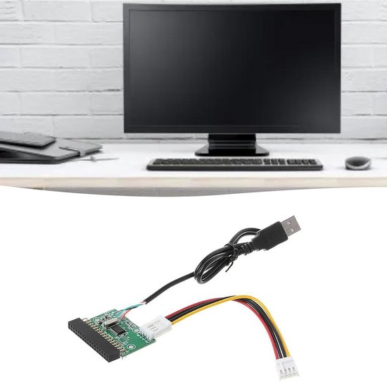 USB Floppy Drive - Externe Diskette Drive - Gegevens Overzetten - Plug and Play - 1.44 MB - Zwart — afbeelding 3