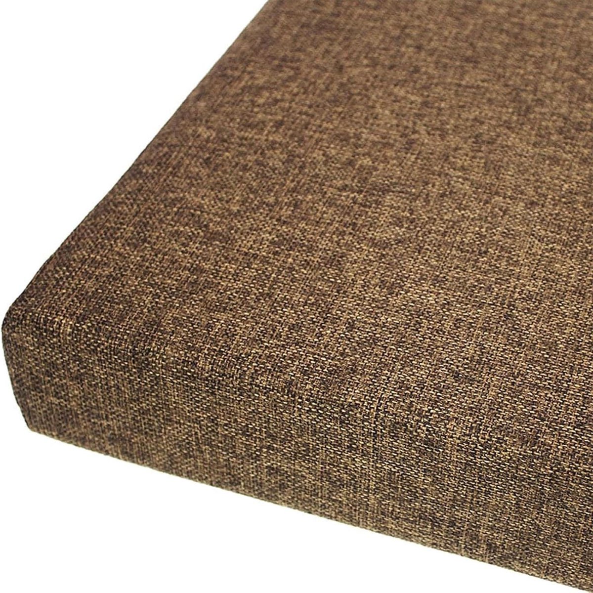 Bankkussen Set - Zitkussen Tuinbank - Comfortabel Zitten - Hoge Dichtheid Spons - 55 x 55 x 8 cm - Bruin
