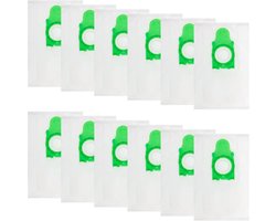 12 stuks stofzuigerzakken - compatibel met SEBO Airbelt E-serie (E1 / E2 / E3) stofzuigers met stofreservoir -Vervangingsonderdelen voor stofzuigers