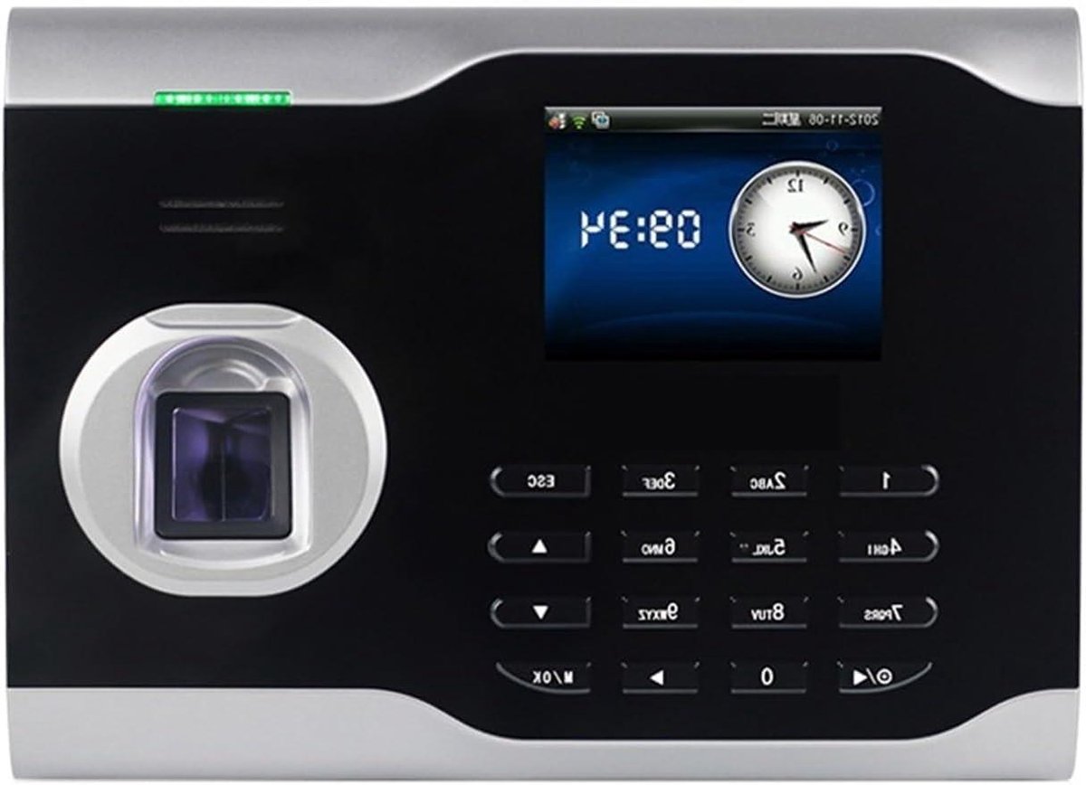 Biometrisch Systeem - Vingerafdruk Scanner - Personeel Registratie - Realtime Gegevens - 3000 Vingerafdrukken - Zwart