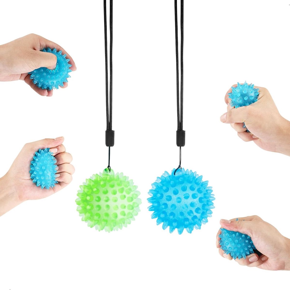 Grip trainer set - handballen voor gripversterking - multifunctioneel - verbeter je gripkracht - ShopVlot
