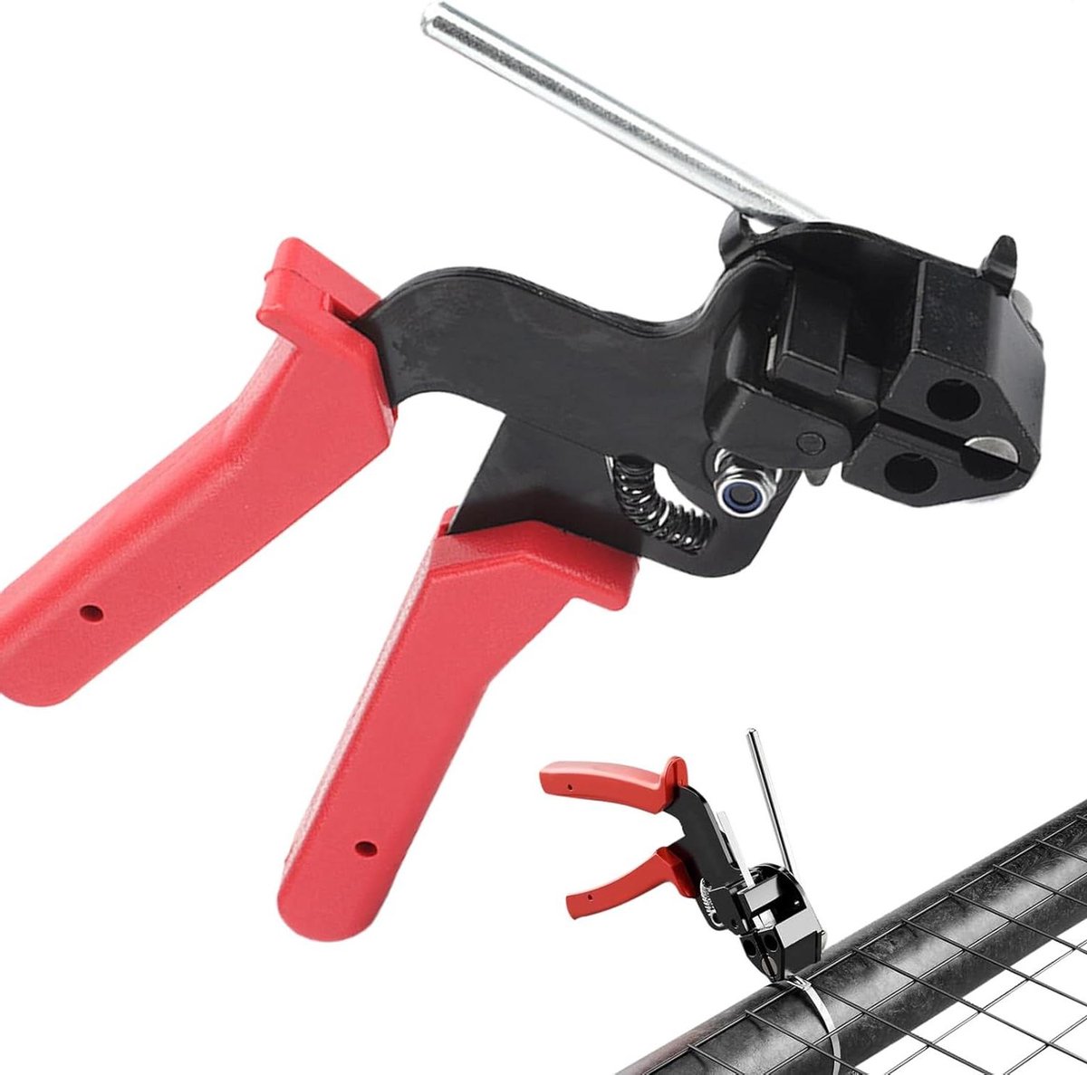 Kabelbindertang - Tiewrap Gereedschap - Bundelen en Knippen - Roestvrij Staal - 29 cm Lengte - Zilverkleurig