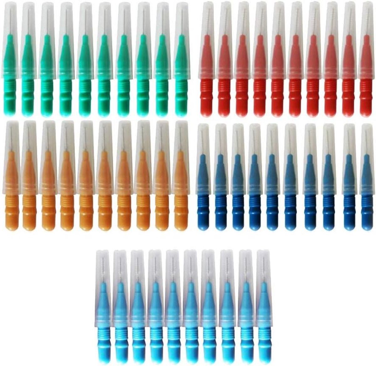 50 Stuks Rager Tanden Flossen Hoofd MondhygiëNe Flosser Tandenstoker Cleaners Tandenpoetsen Tool