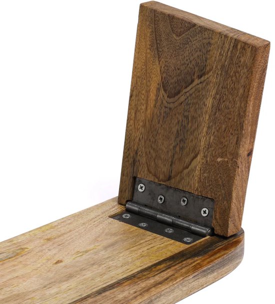 Meditatiebankje Levensboom mangohout - (Inklapbaar) - ± 48 cm x 18 cm van Pure — afbeelding 3
