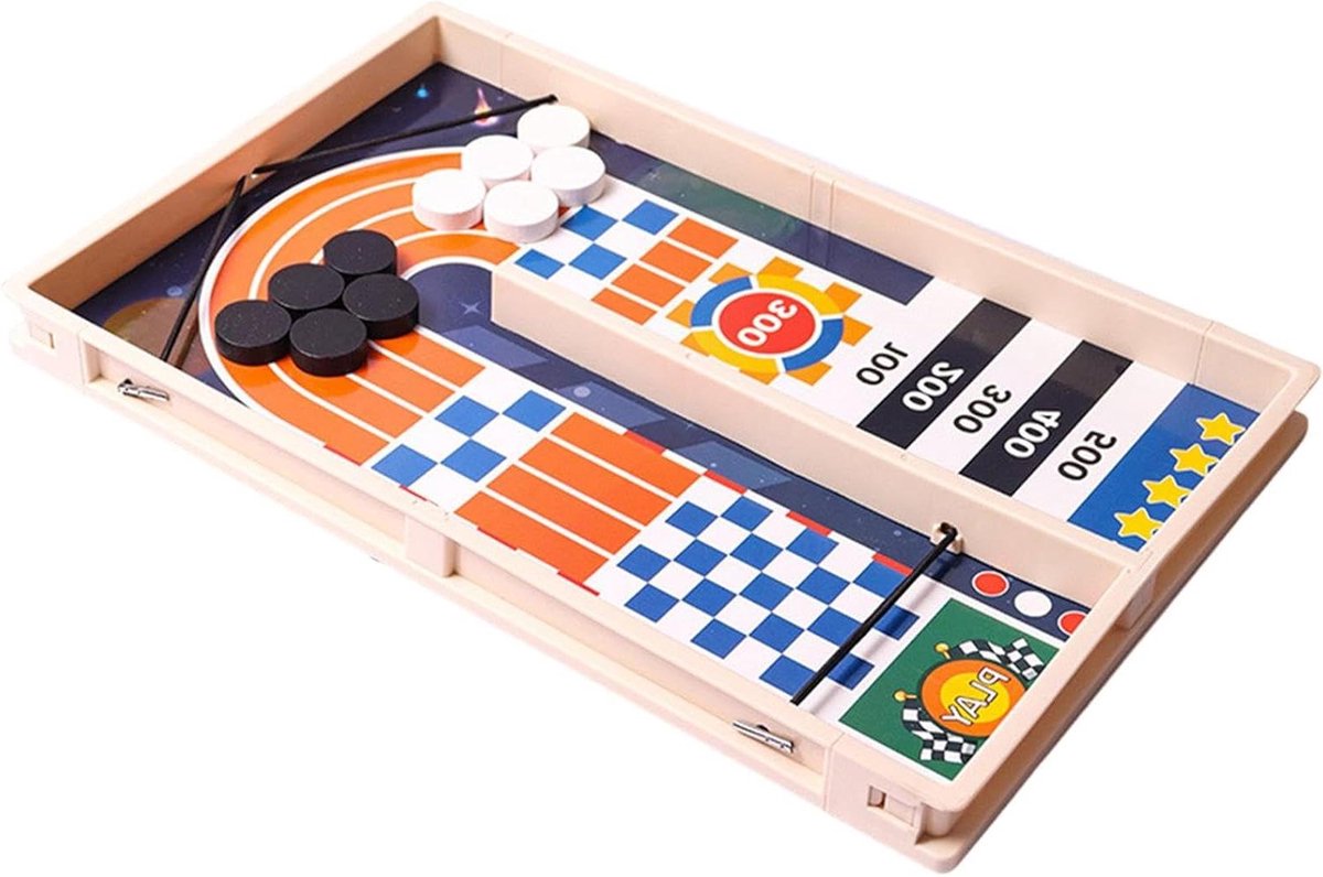 Puckspel - Snel slingpuckspel - Tafelgevecht - Verbeter cognitieve vaardigheden - 36 x 23 cm - Niet gespecificeerd