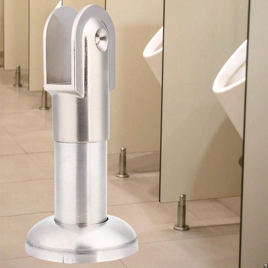Steunvoet voor Toiletverdeler van RVS, Wandmontage voor Toiletten, Geschikt voor Publieke Toiletten en Ziekenhuizen — afbeelding 3