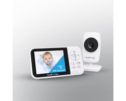 Dispar Vulgo Babyfoon met Camera 3.2 Inch – Video Baby Monitor – Nachtzicht – VOX Modus – Temperatuurweergave – Terugspreekfunctie -