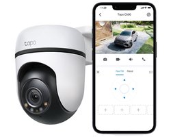 Tapo C500 Beveiligingscamera buiten - Full HD - 360° horizontaal & 130° verticaal - IP65-WiFi Camera