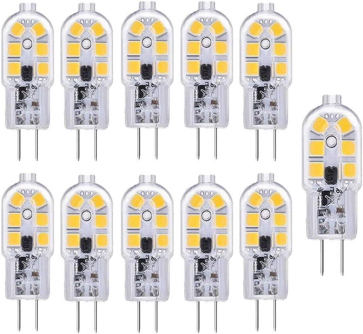 G4 LED Lampen - Capsule Lampjes - Verlichting Huis - Energiebesparend - 10 stuks - Warmwit
