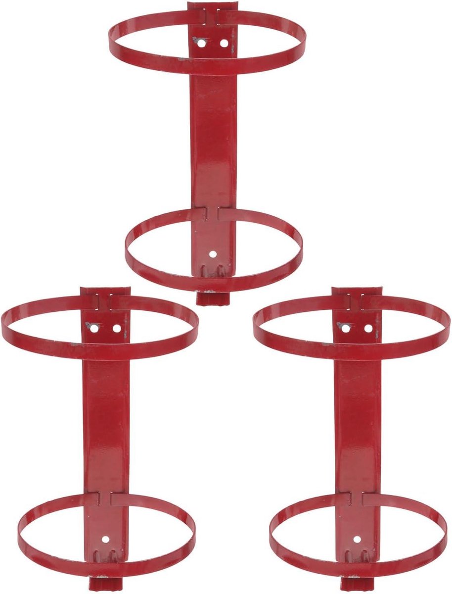 Brandblusser Beugels - Brandblusser Houder - Veiligheid Borging - Verstelbare Klemmen - 277 cm - Rood