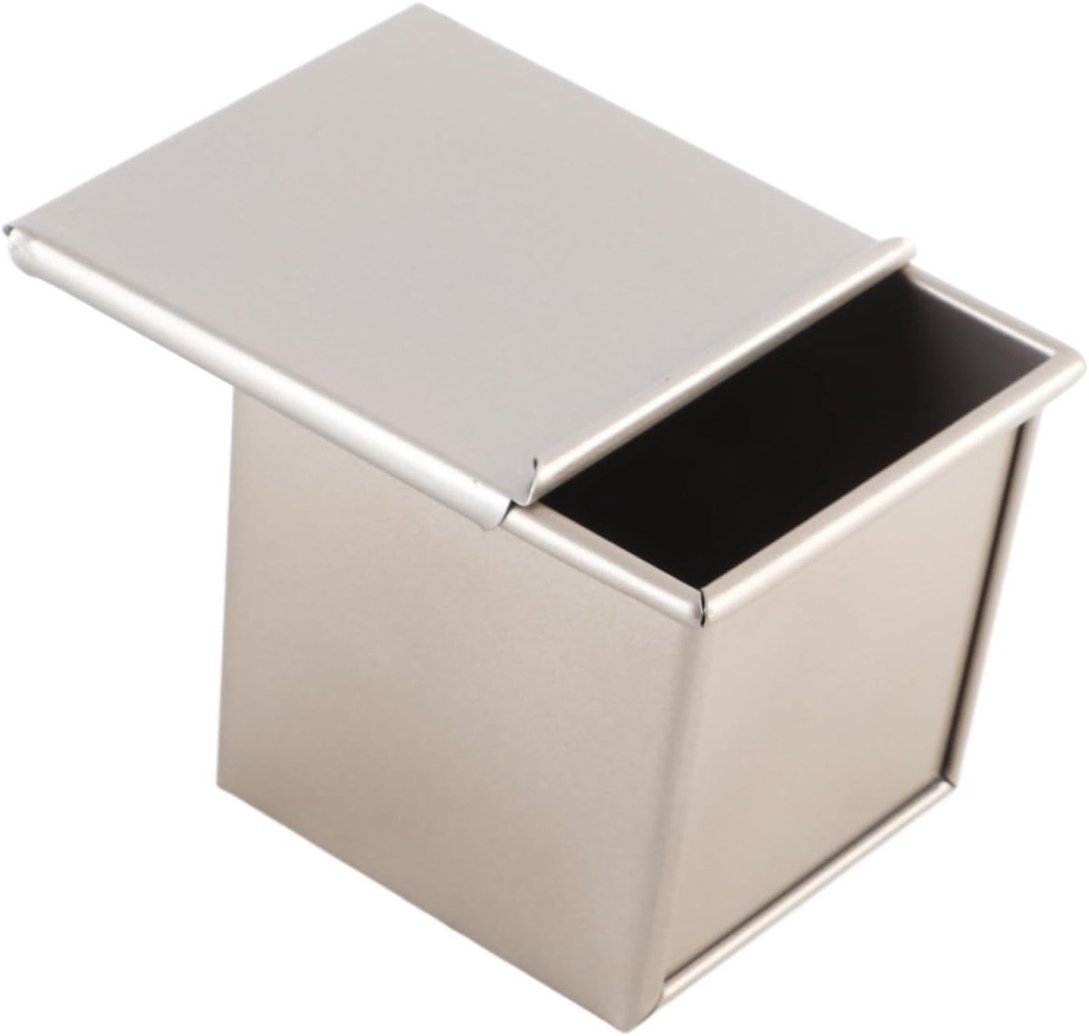 Broodpan met deksel, 11,7 x 10 x 11 cm, ideaal voor versgebakken brood, ovenbestendig en duurzaam