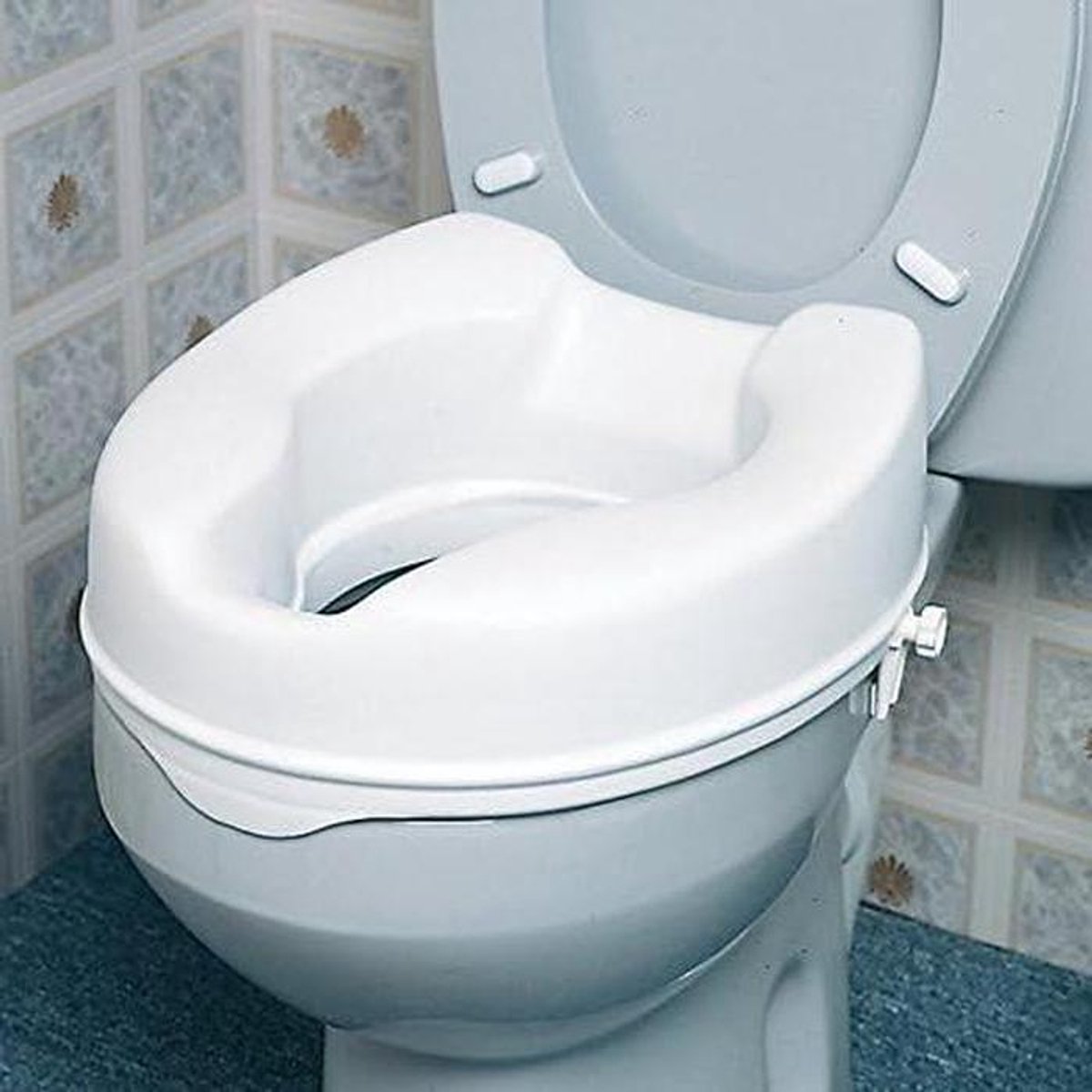 Zitverhoging WC - Toiletverhoger - Veiliger Zitten - Verhoogt Zitting - 10 cm - Wit