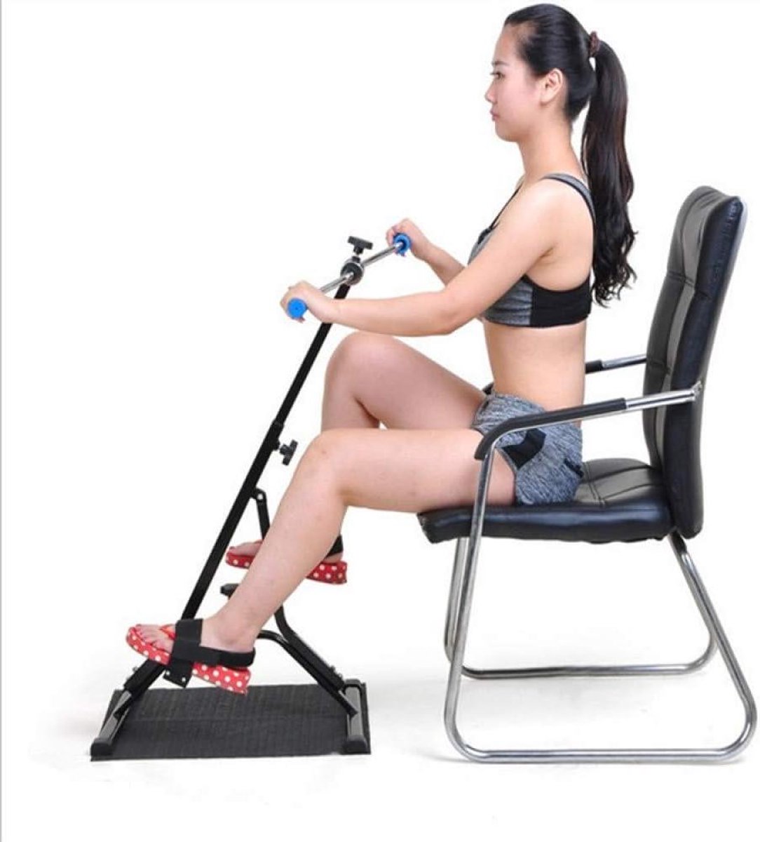 Fitness Stepper - Mini Hometrainer - Vet Verbranden - Licht en Opvouwbaar - Zoals Afgebeeld - Zwart