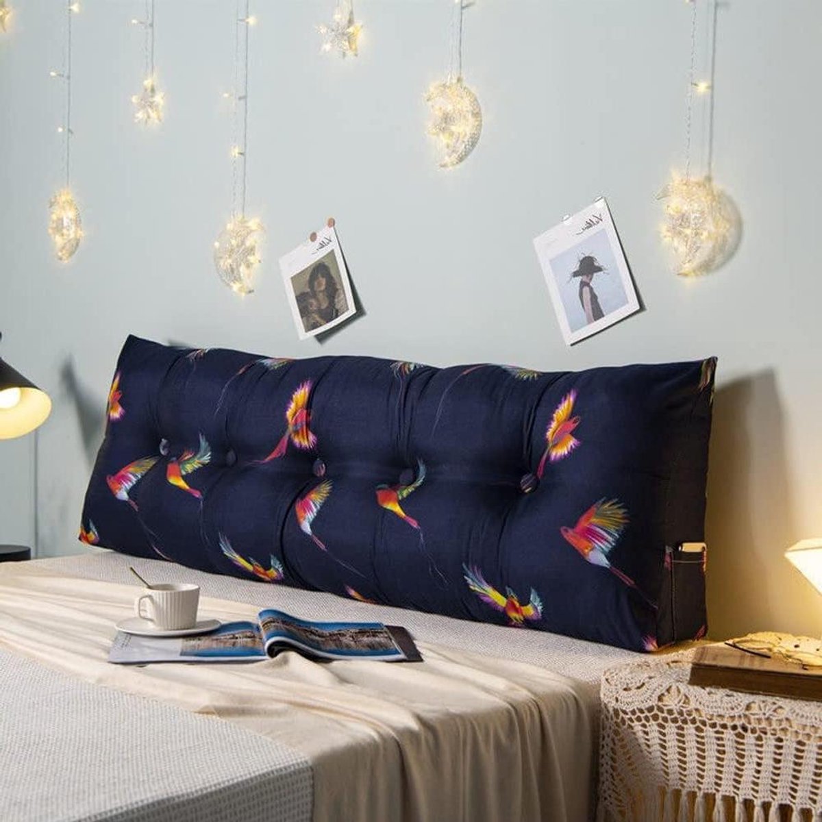 Leeskussen - Leessteun Rugsteun - Ontspannen Lezen - Met Armleuningen - 120cm - Multicolor