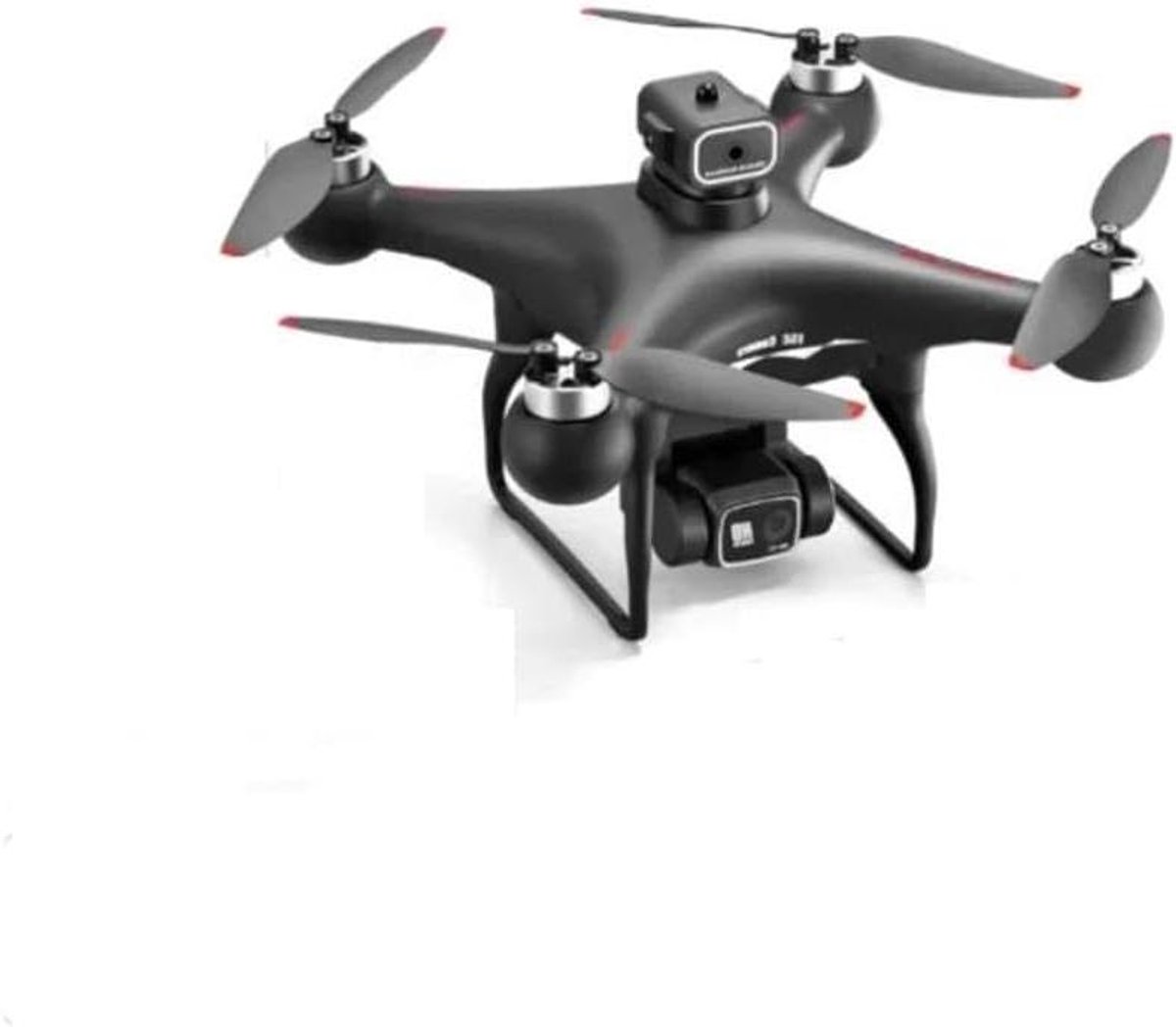 Professionele Drone - RC Speelgoed - Luchtbeelden Vastleggen - 360° Obstakelvermijding - 8K Dubbele Camera - Zwart