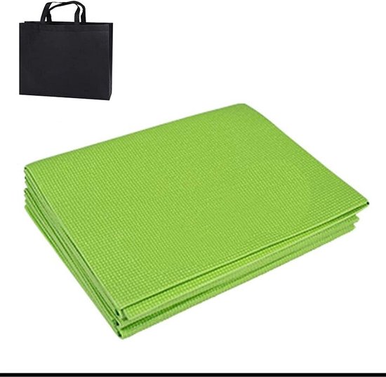 Opvouwbare Yogamat - Oefenmat Vloermat - Fitness Training - Extra Dik Antislip - 173 x 61 cm - Roze — afbeelding 2