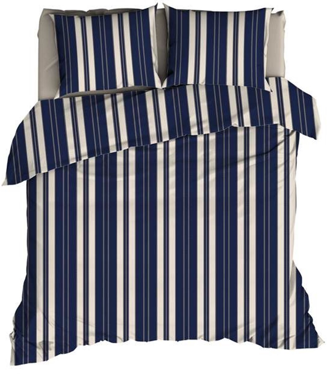 Romanette Florian Dekbedovertrek - Tweepersoons - 200x200/220 cm - Navy