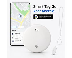 Android GPS Tracker – Real-time Locatie Volgsysteem – Werkt met Google Find My app- Alleen geschikt voor Android telefoons- Gecertificeerd - Batterij Vervangbaar - 24/7 live locatie meekijken - Wit