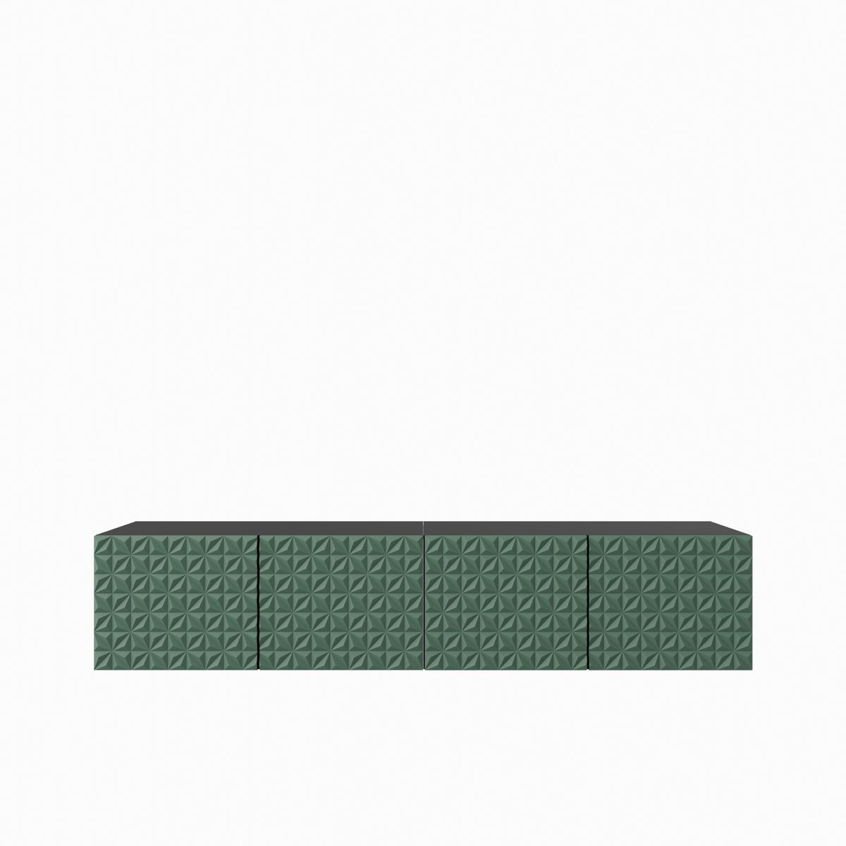 TV-kast Cali 200 (2x100) cm (zwart + groen)