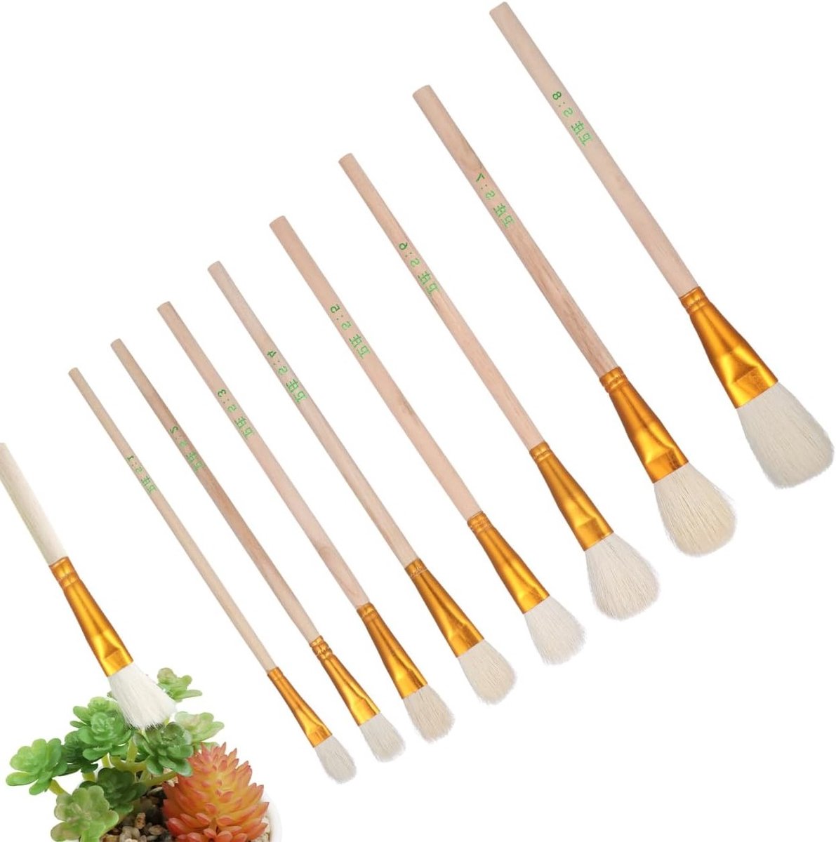 Draagbare bestuivers voor bloemen en fruitbomen - 8 stuks voor optimale tuinverzorging en gelijkmatige bestuiving