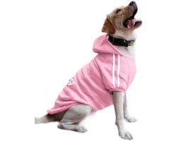 Warme hondenhoodies en jassen voor huisdieren - Sweaters en T-shirts voor puppy's in roze, maat 5XL