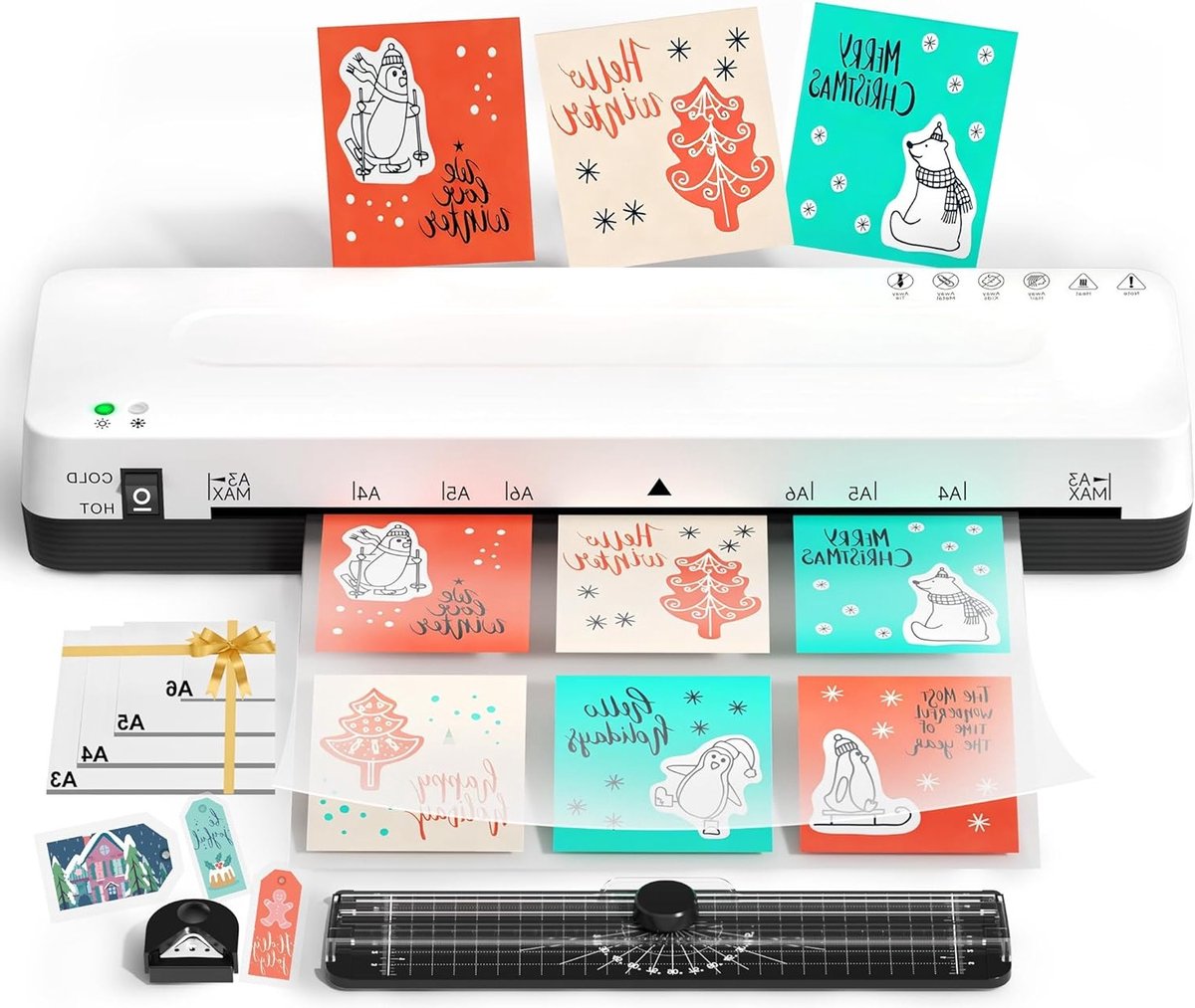 Professionele A3 Laminator voor Documenten, Foto's en Beschermende Folies