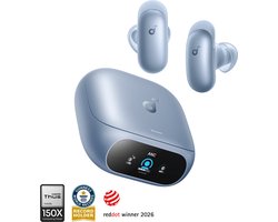 soundcore Liberty 5 Pro by Anker, Anker Thus Al Chip, Kristalheldere Gesprekken, Noise Cancelling Oordopjes, Draadloze Oordopjes, ANC Met 6,5 U/28 U:Speeltijd, Snelladen, Draadloos Opladen