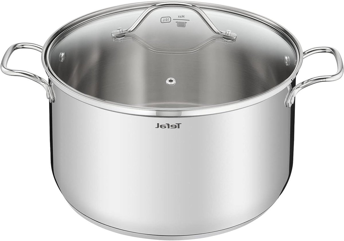 Soeppan - Kookpan XL - Grote maaltijden koken - Hoogste kwaliteit staal - 30 cm - Zilver