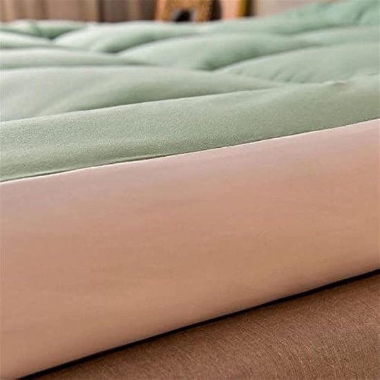 Matras Eenpersoons - Japanse Tatami Vloermatras - Comfortabel Slapen - Ergonomisch Ontwerp - 200x220 cm - Camel — afbeelding 3