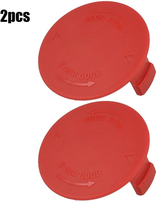 Spoeldop Grastrimmer - Trimmer Dop - Gras Trimmen - Hoge Kwaliteit Materiaal - 2 Stuks - Zwart — afbeelding 3