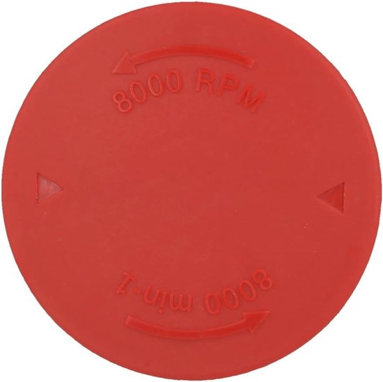 Spoeldop Grastrimmer - Trimmer Dop - Gras Trimmen - Hoge Kwaliteit Materiaal - 2 Stuks - Zwart — afbeelding 2
