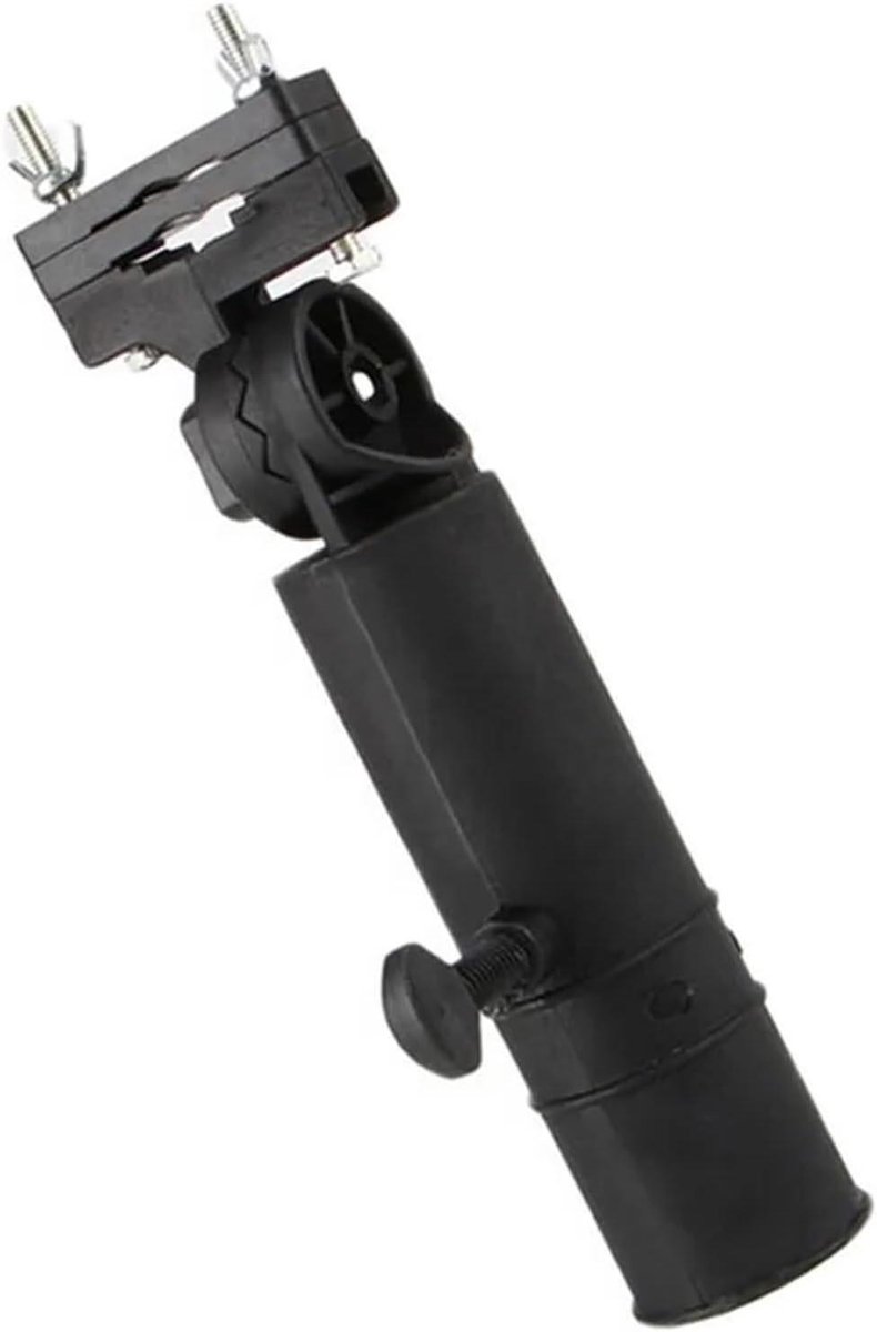 Golf Parapluhouder - Golfkar Accessoire - Bescherming tegen weer - Universeel Verstelbaar - 14.7 cm Lengte - Zwart