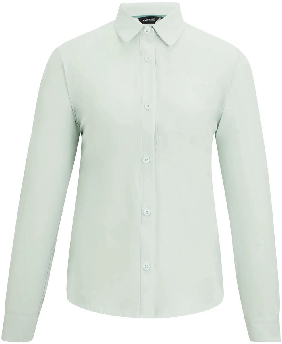 Dames anti-insect reisshirt met lange mouwen Blauw