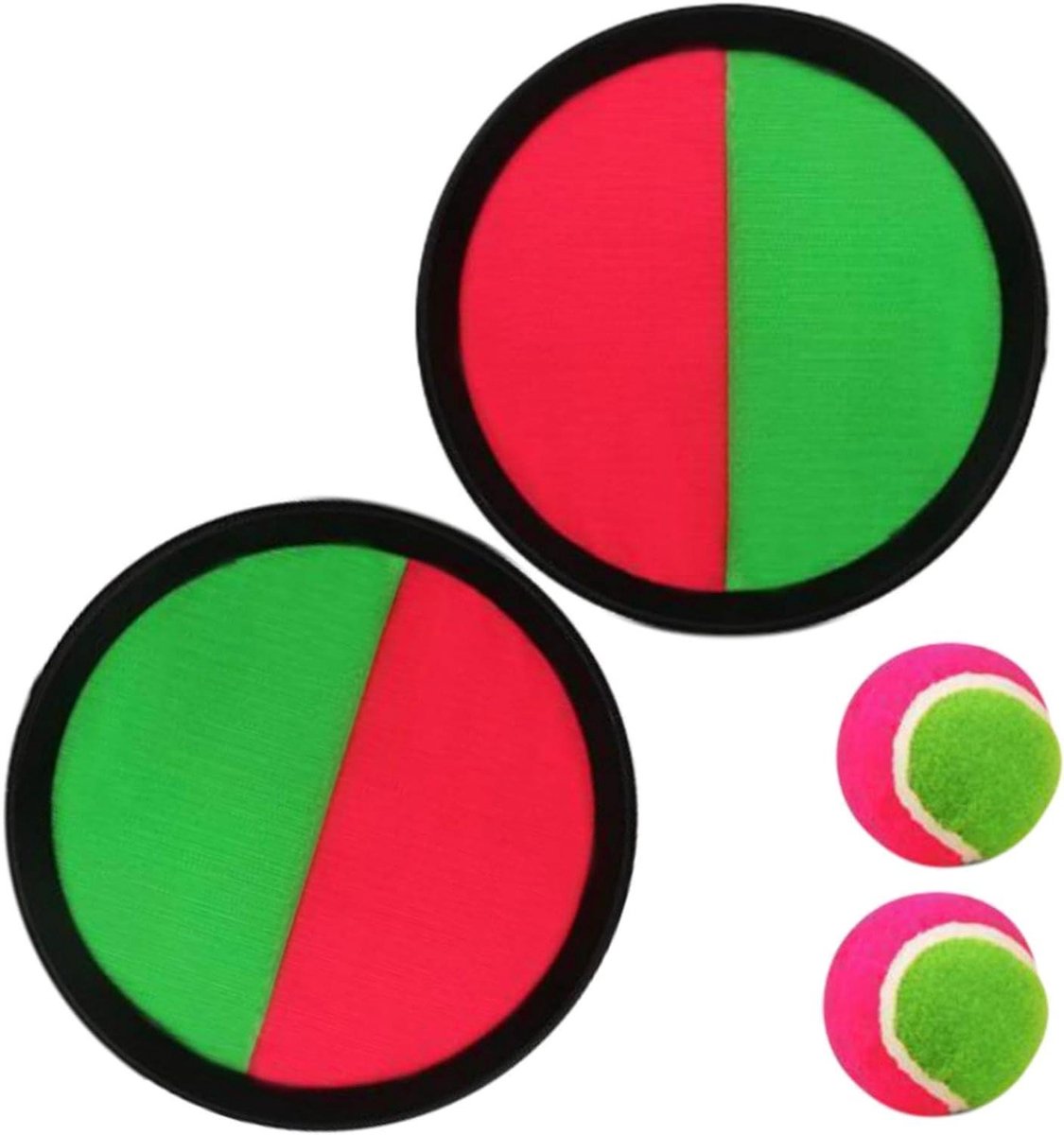 Gooi en Vangbalset - Interactief Spel - Ouder-kind Spel - Plakkende Peddels - 23x20x6 cm - Meerdere Kleuren
