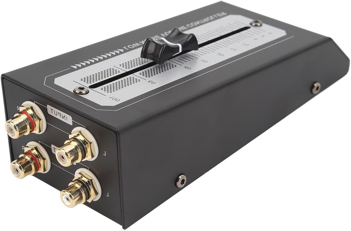 Volume Controller voor Passieve Voorversterker - Nauwkeurige Geluidsregeling met MIC Gain en Actieve Luidspreker Aansluiting