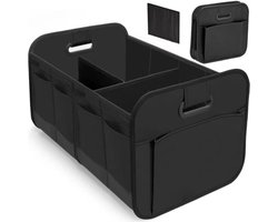 Kofferbak Organizer - Auto Tas - Auto Opbergen - Flexibele Compartimenten - Opvouwbaar - Zwart