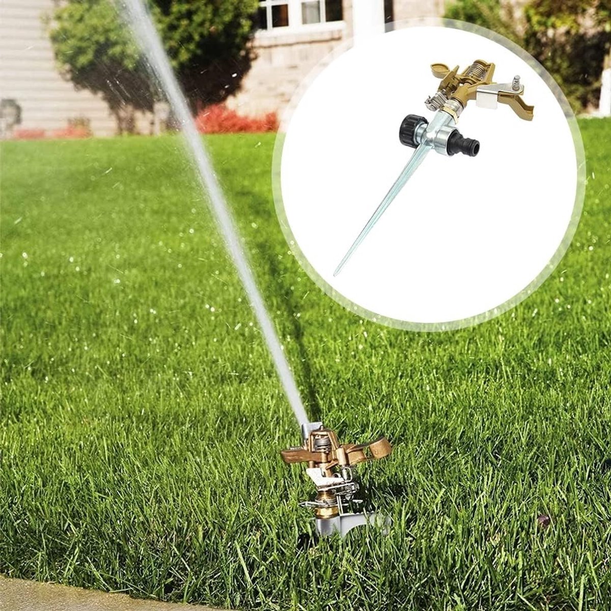 360 graden irrigatiesproeier voor tuinirrigatie van planten en groenten - Efficiënte waterbesparing en optimale groei