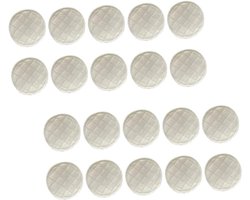 Zoogcompressen Borstvoeding pads - Moedermelk absorberen - Wasbaar en herbruikbaar - 20 - Wit - 20 stuks
