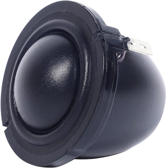 Hifi Tweeter Luidspreker - Dome Speaker - Muziek Luisteren - Zijde Film Dome - 1.5 Inch - Zwart — afbeelding 3