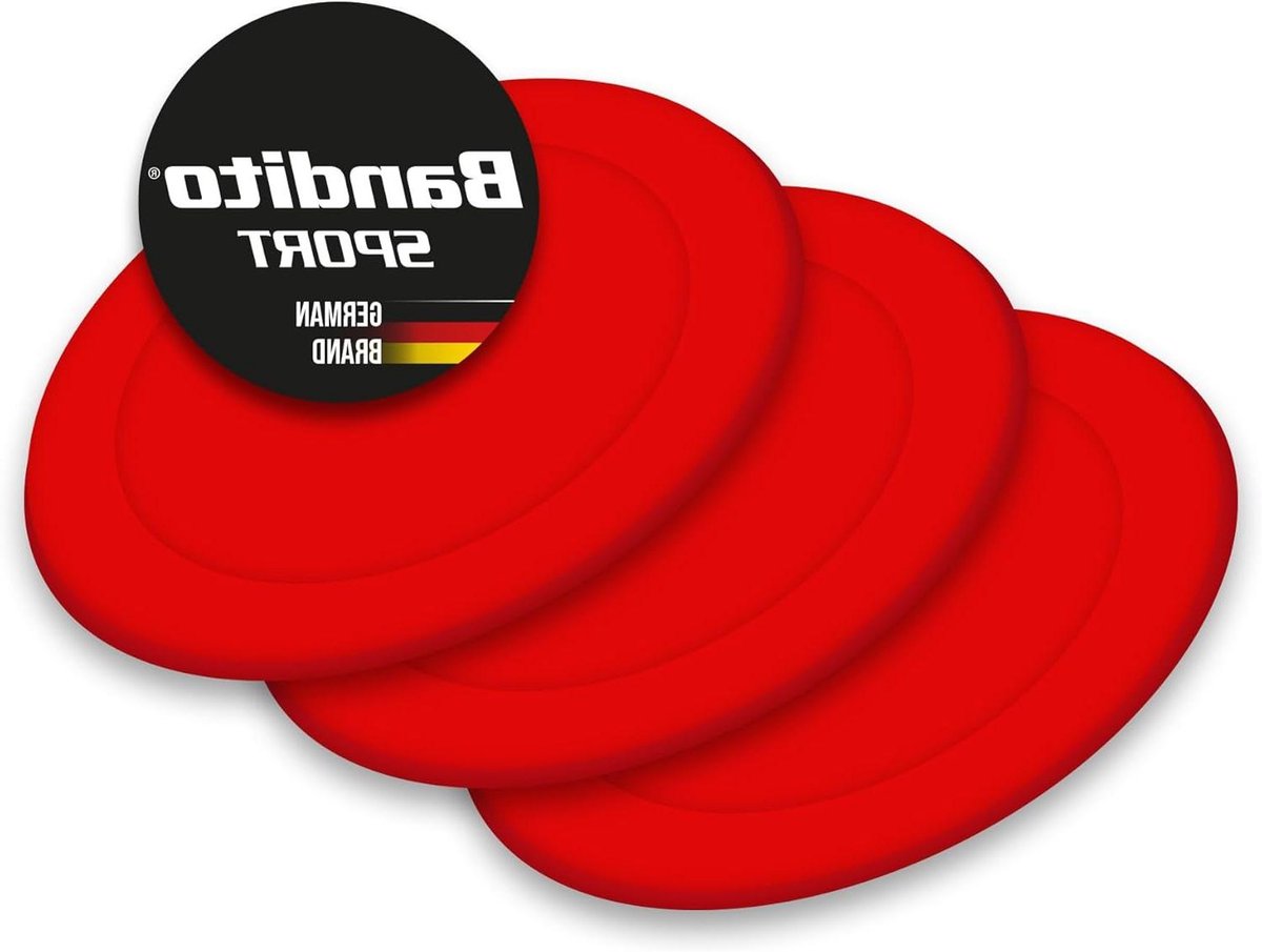 Airhockey Pucks - Speelschijven - Airhockey Spelen - Glad en Snel - Ø 63 mm - Rood