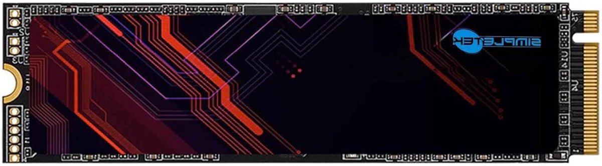 SSD M.2 NVME - Interne harde schijf - Snelle dataoverdracht - Geavanceerd warmteafvoer ontwerp - 1TB - Zwart