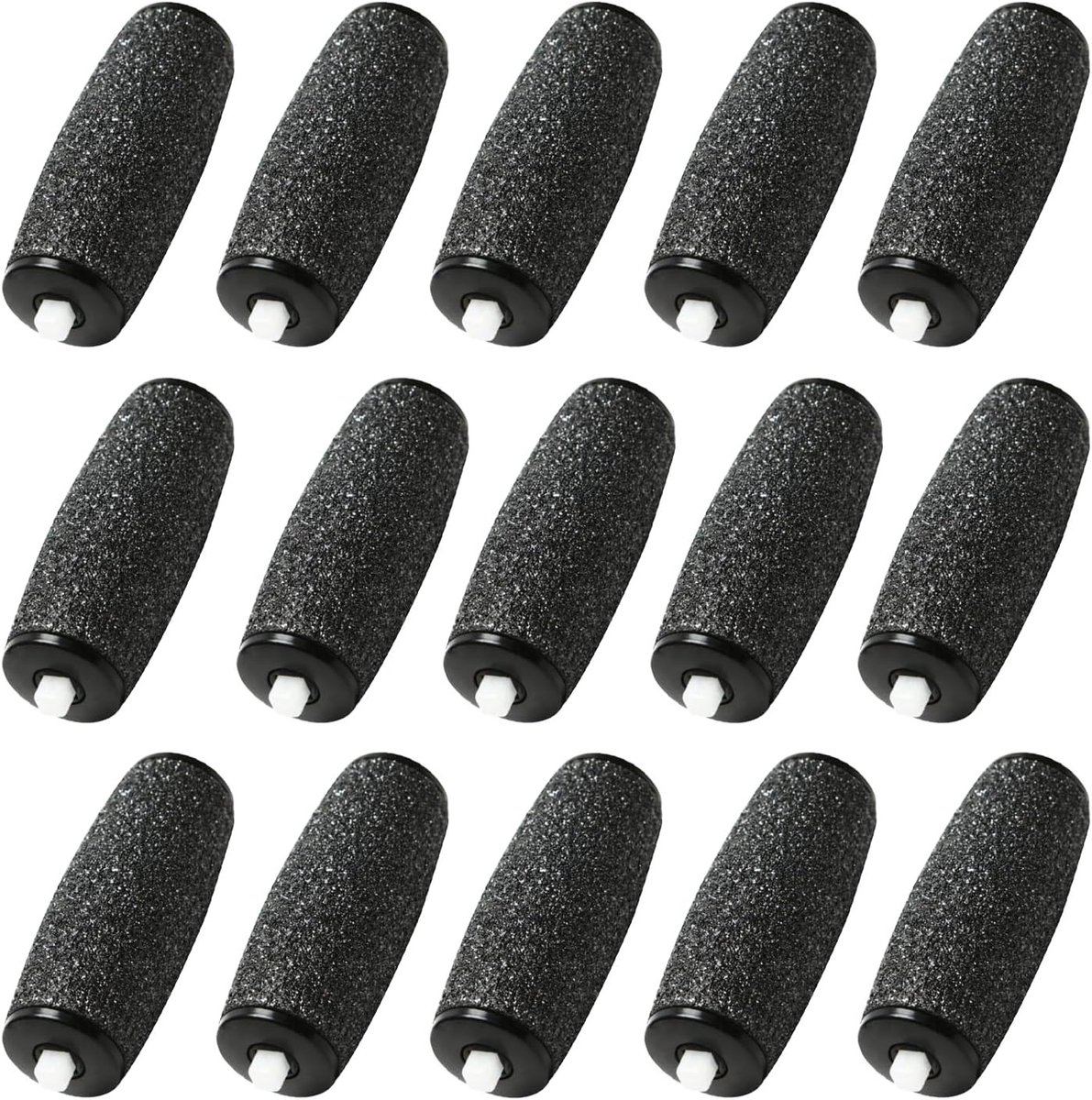 15 Stuks Vervangende Rollers voor Voetvijl, Harde Huid Verwijderaar, Extra Grof en Ideaal voor Pedicure en Voetverzorging