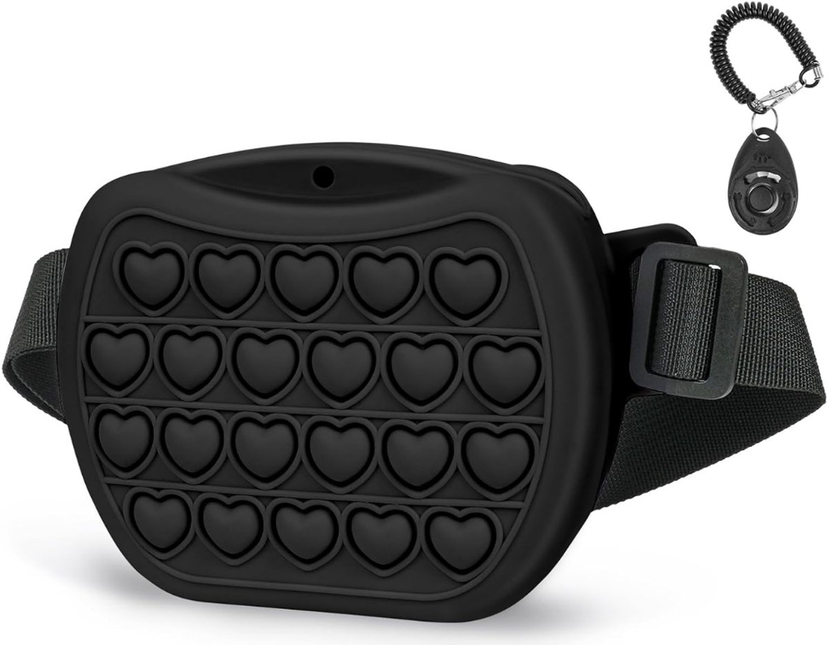 HEZIVO® Beloningstasje voor Honden - Beloningszakje - Agility Intelligentie Training - Met Clicker