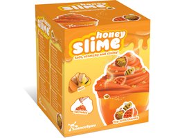 Science4you Honey Slime Kit voor Kinderen - Mix, Bestrooi en Versier je Oranje en Gele Fluffy Slime met Charms, DIY en ASMR Kit voor Kinderen, Cadeau voor Jongens en Meisjes van 5 6 7 8 9+ Jaar
