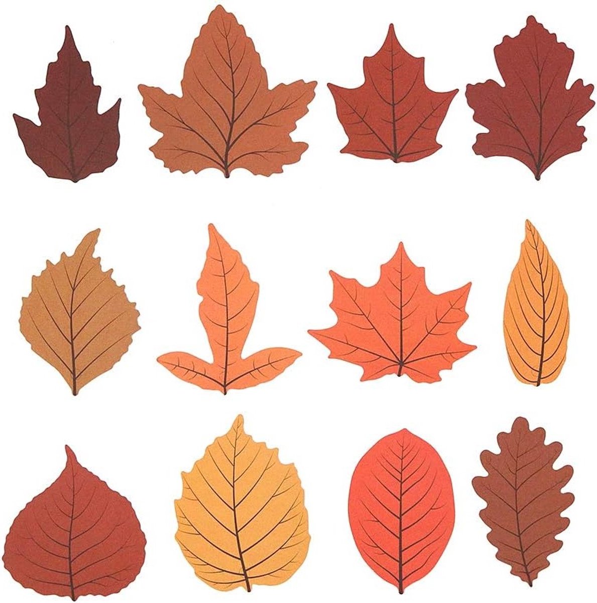 Kleurige Maple Leaf Cadeautags - 120 Stuks, Papieren Hangtags voor Feestdagen, Verjaardagen en Bruiloften met Touw