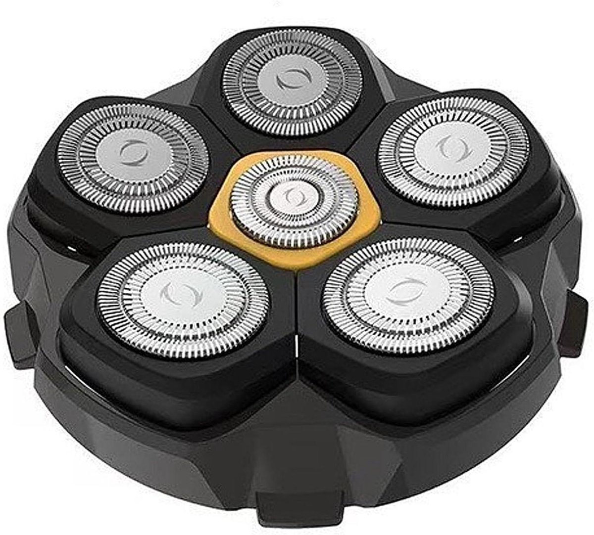 Scheerkoppen - Reservekoppen Scheerapparaat koppen - Hoofd scheren - Magnetische installatie - 6-kop - Zilver