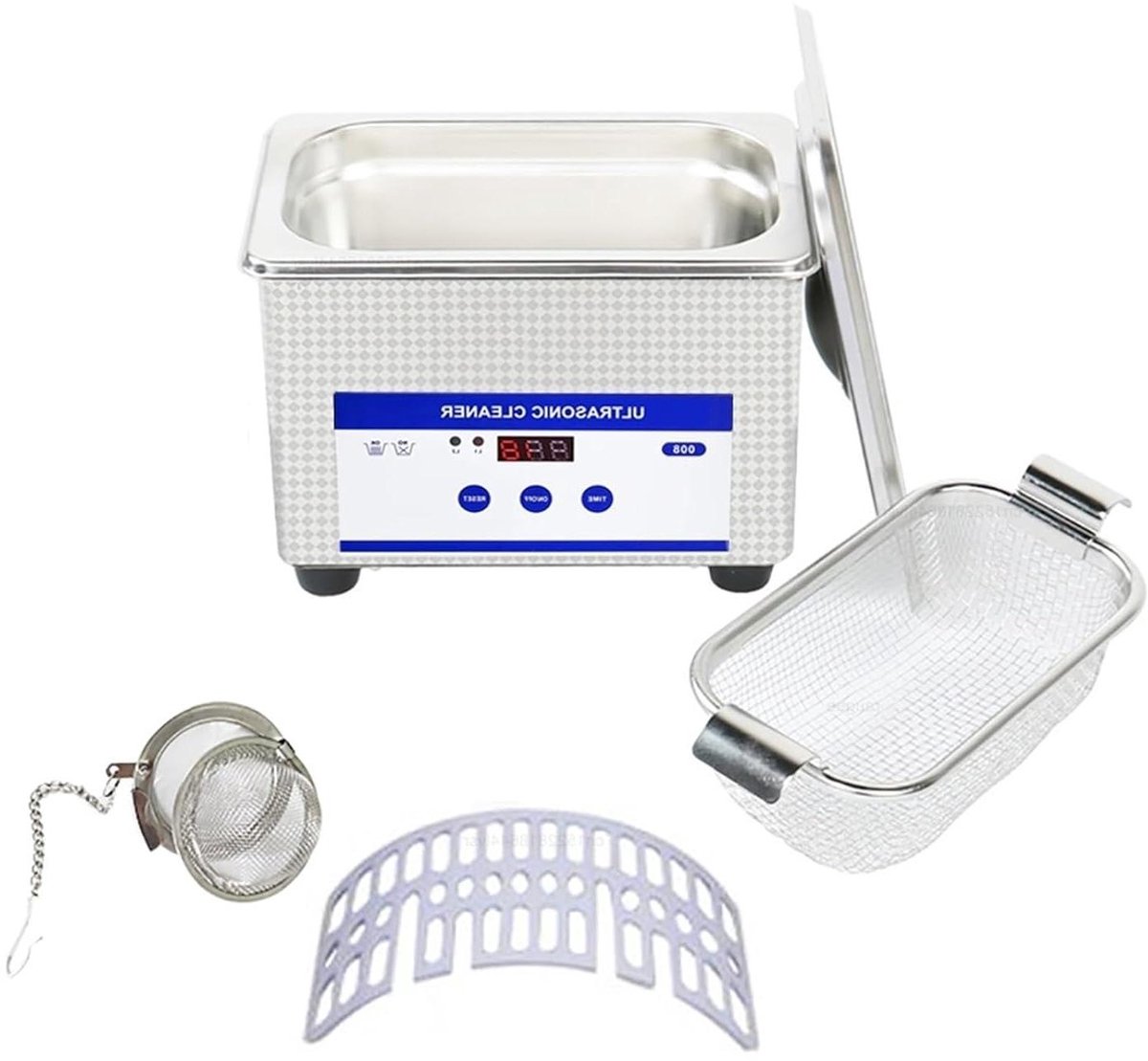 Ultrasoon Reiniger - Reinigingsmachine Bril - Sieraden Reinigen - Hoge Frequentie - 800 ml - null