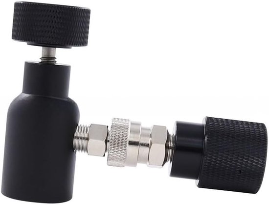 Gas Aansluitadapter - Cilinder Adapter - Gas Aansluiten - Brede Compatibiliteit - 10 x 10 x 5 cm - Zwart — afbeelding 4
