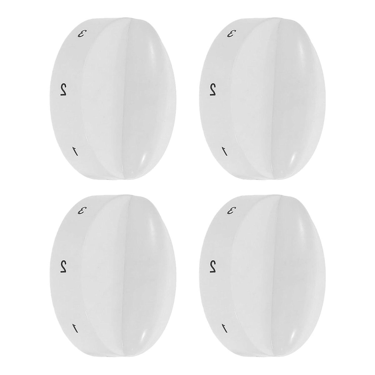 Koelkast Thermostaatknop - Temperatuurregelaar - Koeling Regelen - Universele Vervanging - 3.9 x 3.9 x 2 cm - Wit